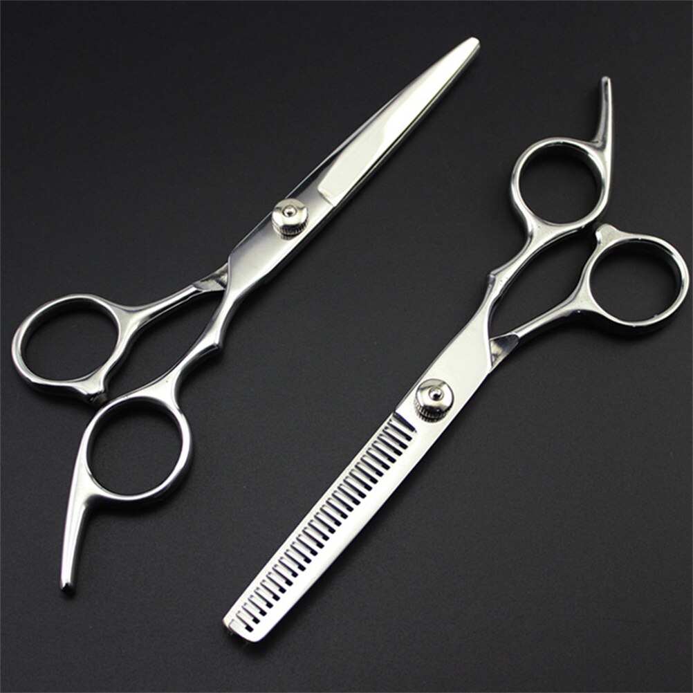 6 Inch Flat Shear Dental Shear Stainless Steel Hair Scissors Hairdressing Scissors