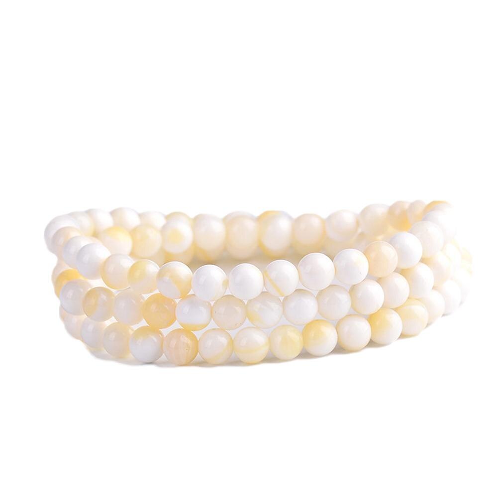Women 3 Strands Faux Pearl Beaded Bracelet Bangle Party Jewelry
