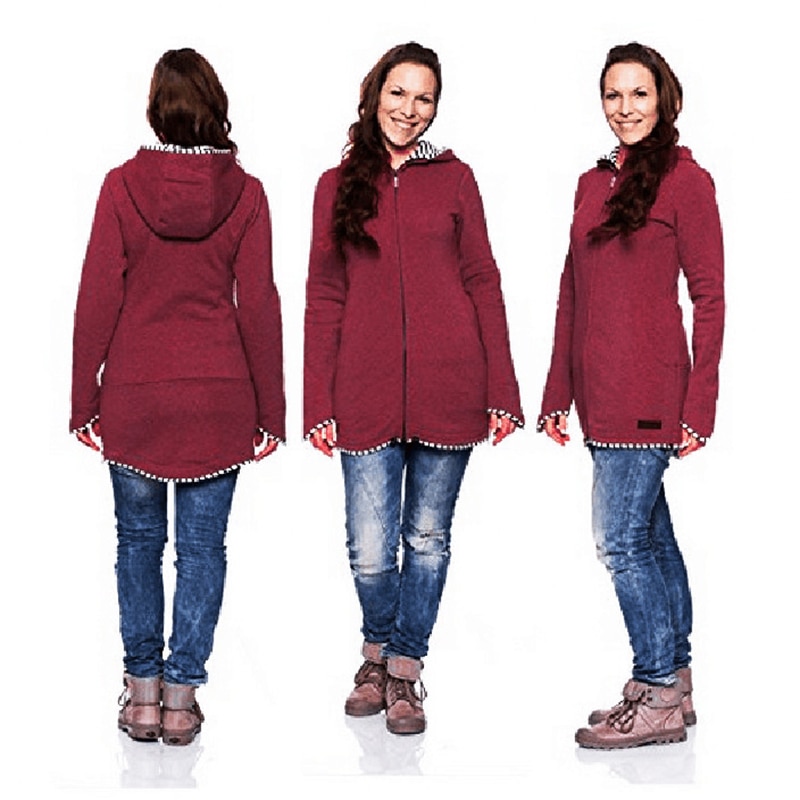 Veste porte-bébé kangourou hiver | Sweat à capuche, hauts de maternité,, pour femmes enceintes, porter des vêtements de grossesse