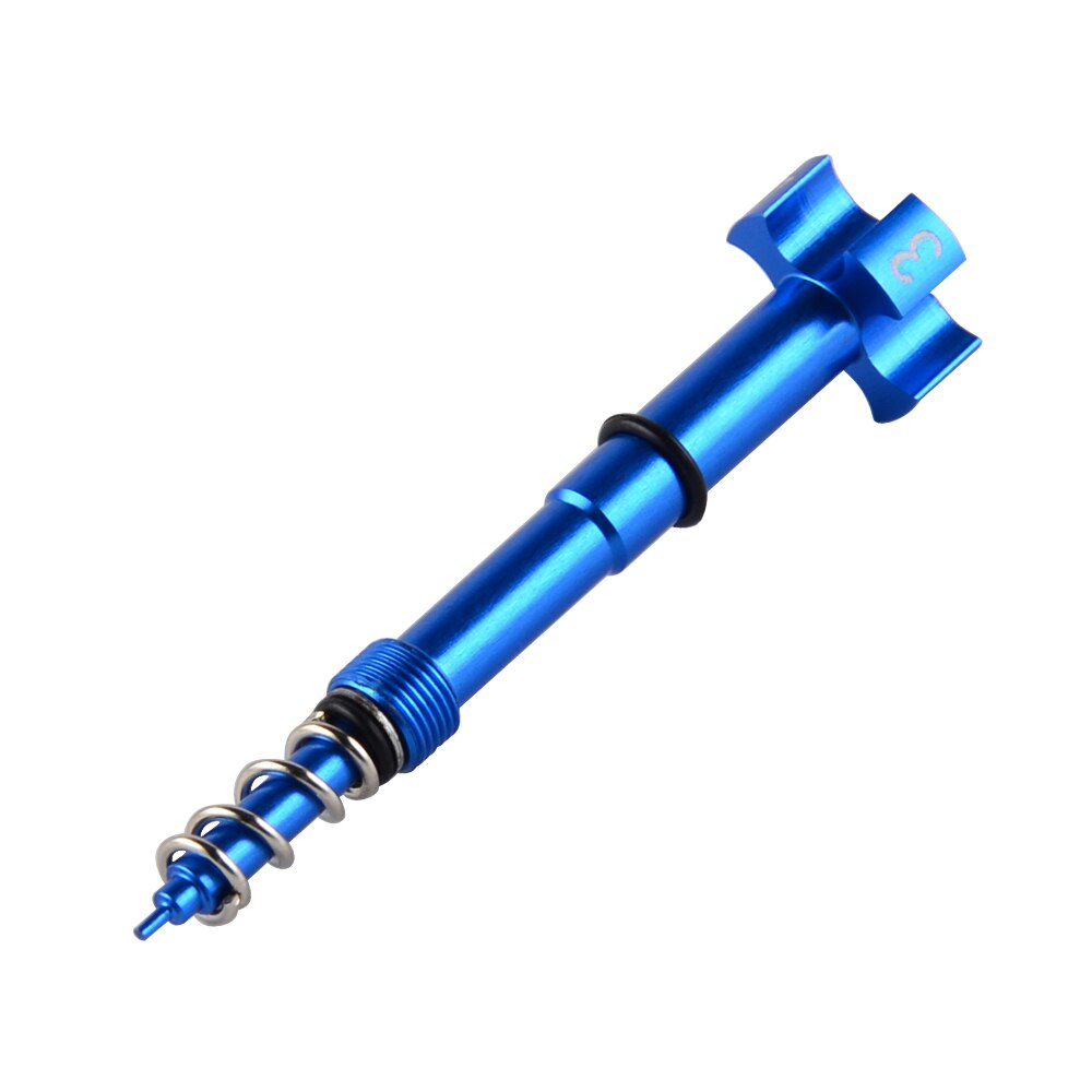 Mieszanka paliwa śruba gaźnika śruba regulacyjna dla KTM 250 400 450 505 525 530 SX-F XC-F XCF-W XC-W EXC MXC SX XC SXF XCF XCF: niebieski