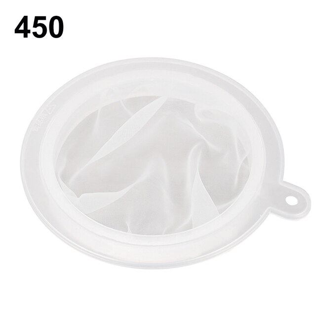 15cm 100-450 Nylon Filter Reusable for Stainless Steel Funnel Kitchen Funnel Filter for Juice Traditional Chinese Medicine Oil: 450
