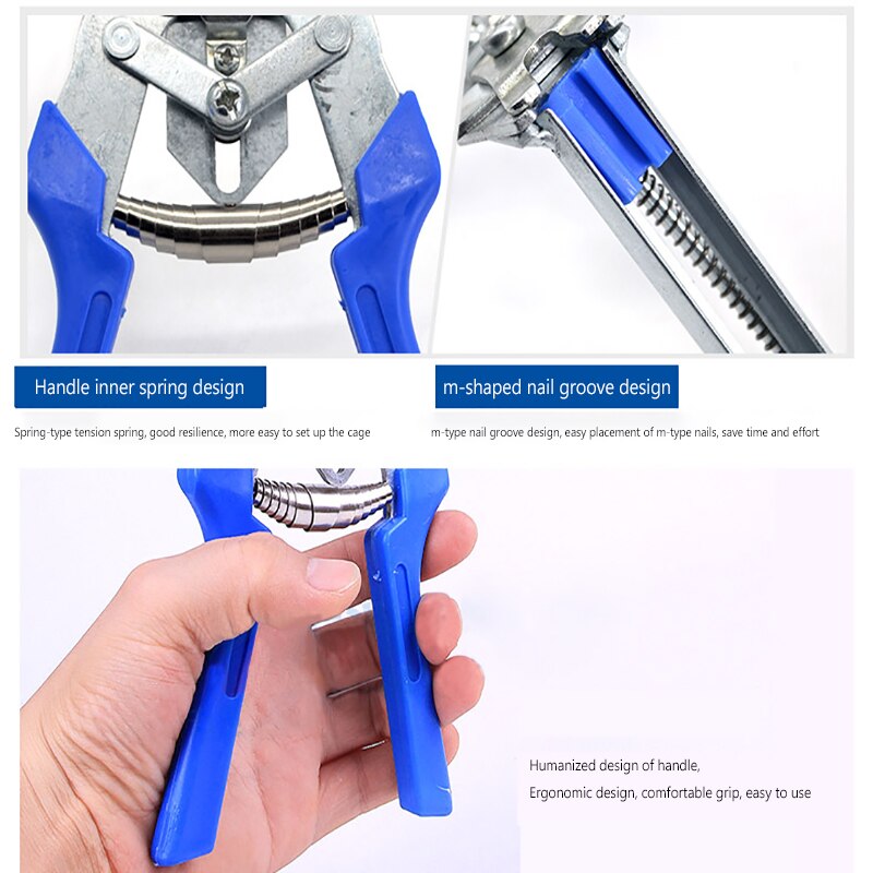 Gevogelte Kooi Klem Installatie M Nail Bevestiging Klem Kip Konijn Nerts Vos Vogel Hond Kooi Klem Installatie