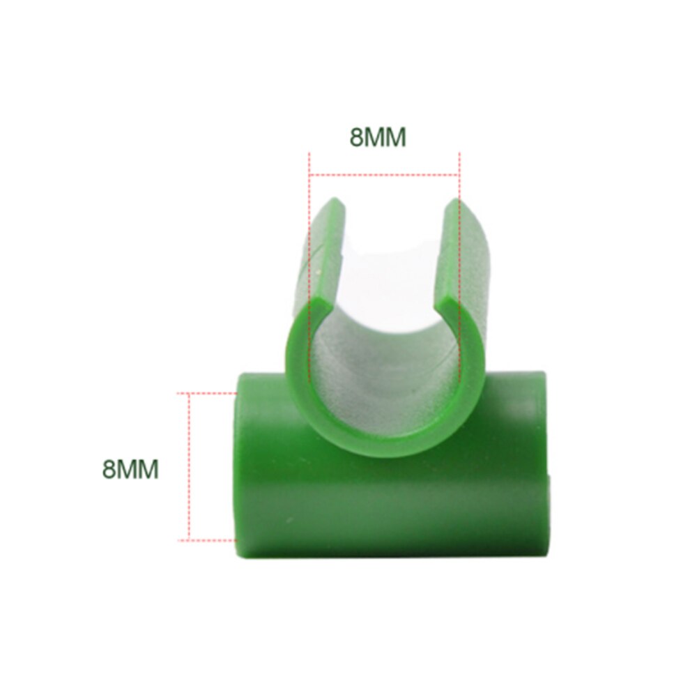 50/100PCS Cross Plastic clips Plant support Fixed Connector Adjustable Agriculture Fastener Pillars Gardening