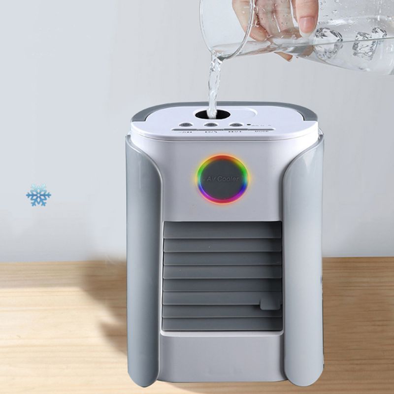Air Conditioner Air Cooler Humidifier Purifier Portable For Home Room Office 3 Speeds Desktop Quiet Cooling Fan Air Conditioning