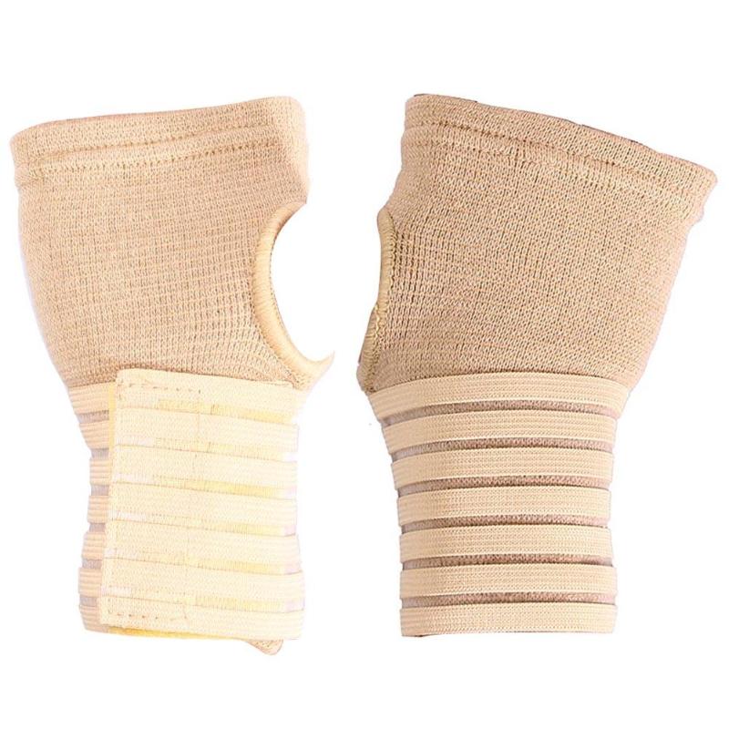 Sport Bandage Protection Training Guard Wrap Hand Elastic Knitted Fabric Palm Wrap Hand Brace Support Wrist Sleeve Band Guard