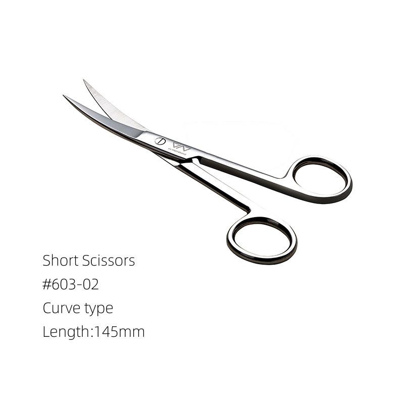 VIV Aquarium Aquatic Stainless Spring Steel Plant Scissors Curved Wave Shape ADA Cleaning Maintenance Tool: S-CurvedScissor60302