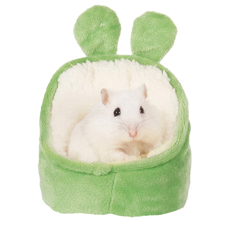 Hamster House Guinea Pig Accessories Hamster Cotton House Small Animal Nest Winter Warm For Rodent/Guinea Pig/Rat/Hedgehog