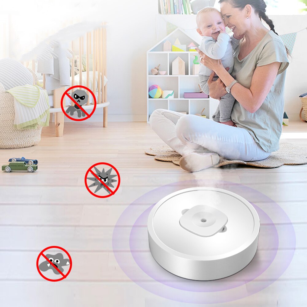 4-In-1 Beweegbare Luchtreiniger Luchtbevochtiger Ultraviolet Cleaner Aroma Diffuser Lucht Verstuiver Met Afneembare Water Tank