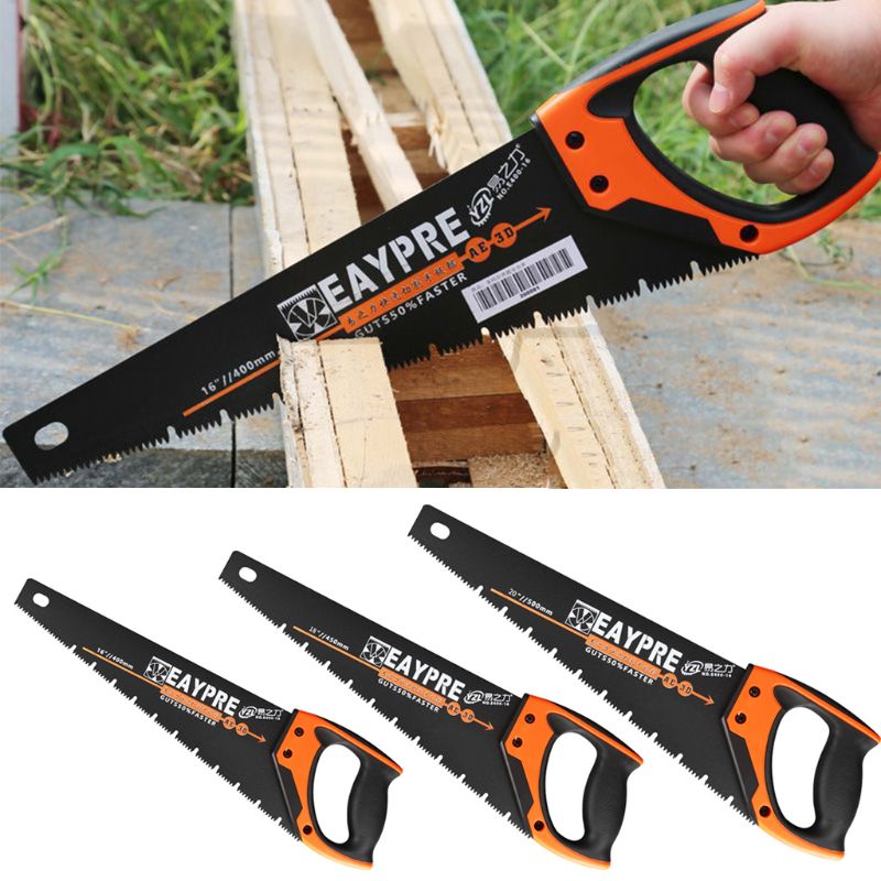 Universal Hand Saw Fast Cutting Wood Plastic Tube Trim Gardening Branch Woodworking Household 3 Sizes