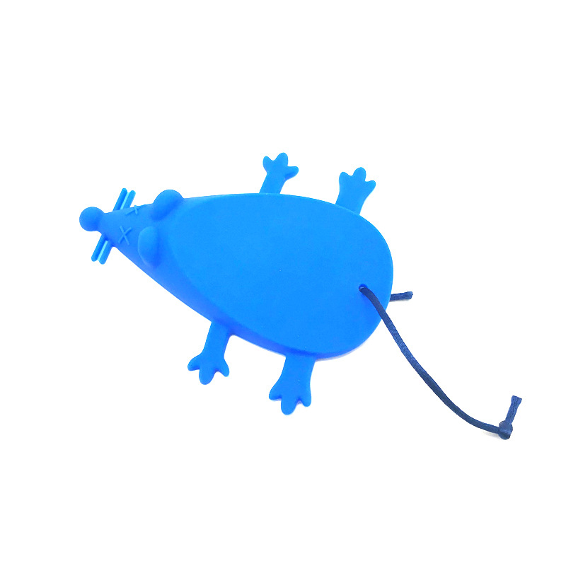1Pcs Mouse Shape Silicone Door Stopper Baby Safety Door Stoppers Security Guard Home Improvement Hardware Gates Doorway: Blue