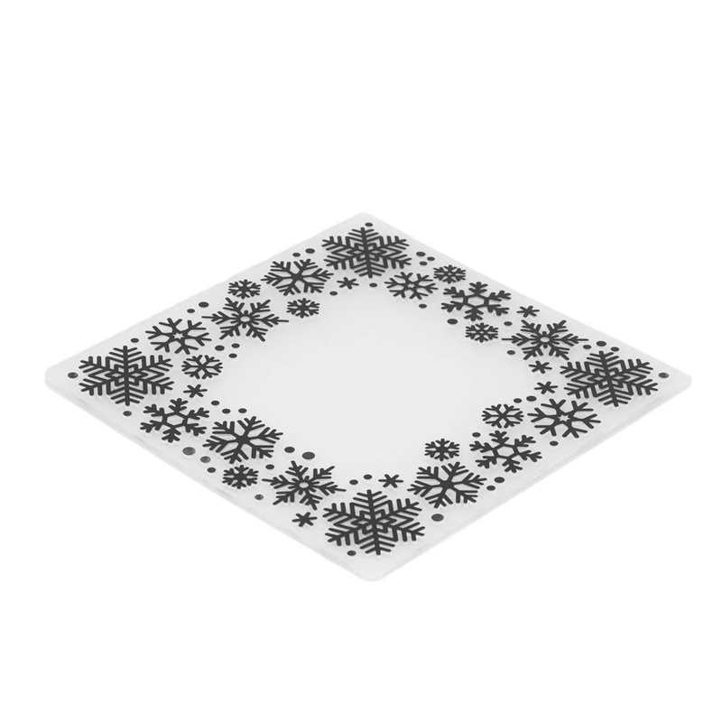 Embossing Template DIY Embossing Template Folders Wear Resistant for Invitations for Cards for Cakes