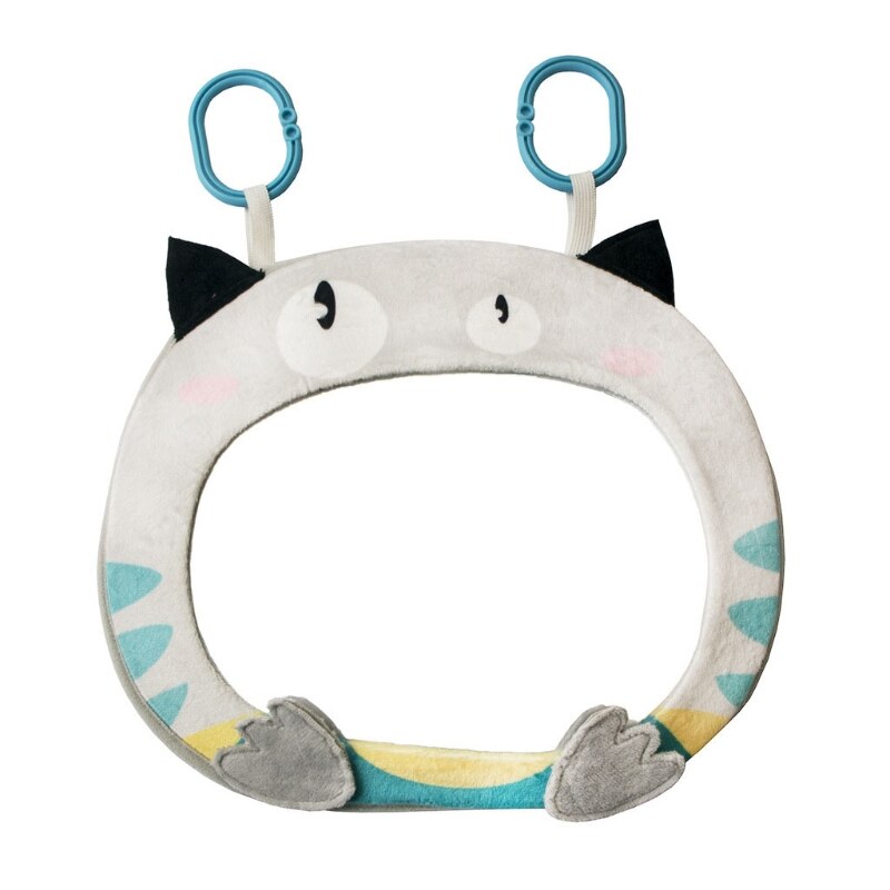 Safe Rearview Distorting Mirror Cartoon Pattern Great Shower Baby for Kids