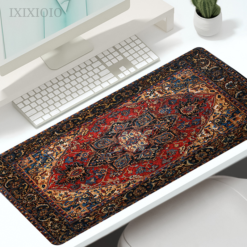 Beautiful Persian Mouse Pad Gaming XL Large HD Home Mousepad XXL Desk Mats Non-Slip Carpet PC Desktop Mouse Pad: XS / SKY BLUE