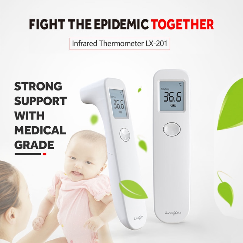 Pandetermometer infrarød babytermometer berøringsfri temperaturmålingsværktøj digitalt termometer til voksne børn