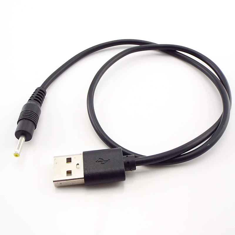 1/5x Wtyczka męska USB A do DC 2,5 3,5 1,35 4,0 1,7 5,5 2,1 5,5 2,5 mm Wtyczka zasilacza typu A Przedłużacz przewodów złącza