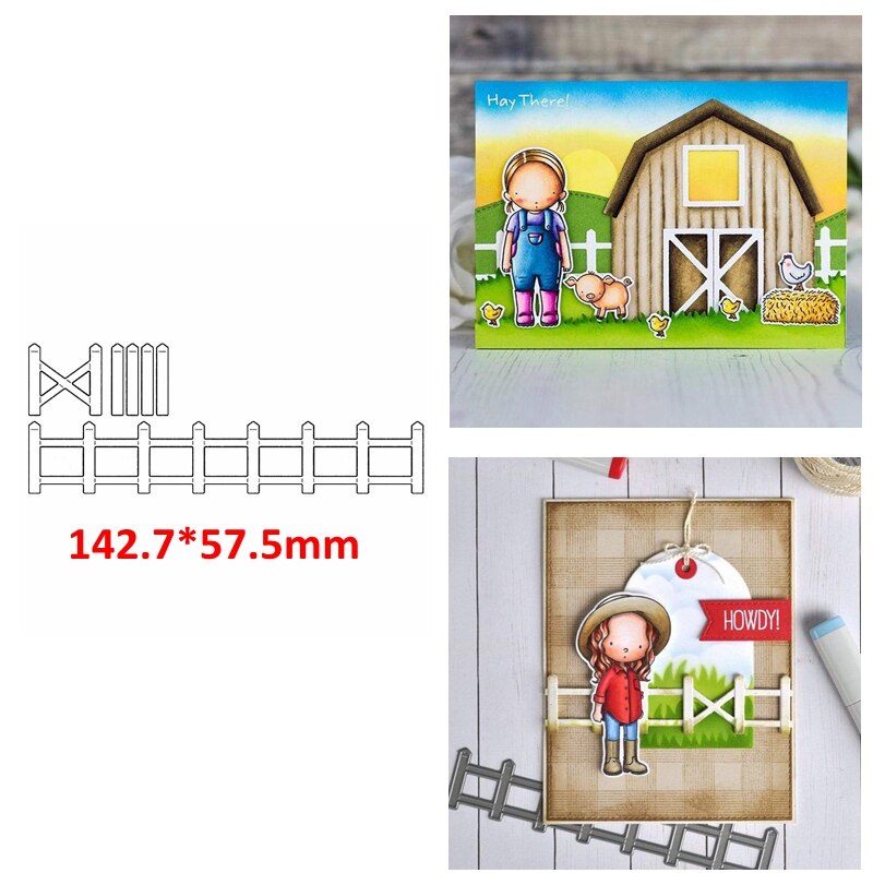 Blandet element metall skjæringe dør blomstervase bursdagskake smil firkantet flagg gjerde gjør selv scrapbooking album lage dør 07: M97