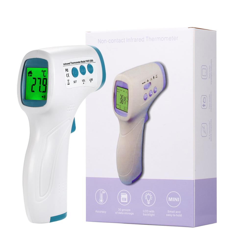 LCD Infrared Digital Forehead Thermometer Celsius And Fahrenheit Non-Contact Infrared Thermometer High Precision and Oximeter