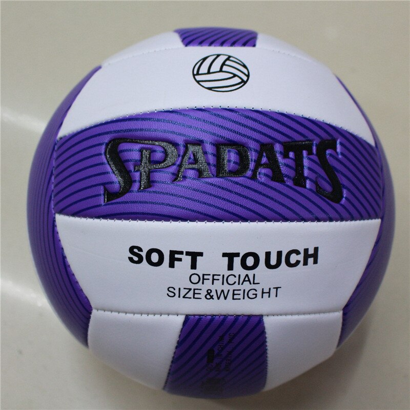 Concurrentie Volleybal Zachte Standaard Pu Training Volleybal Machine Bal Beachvolleybal Ballen: Paars