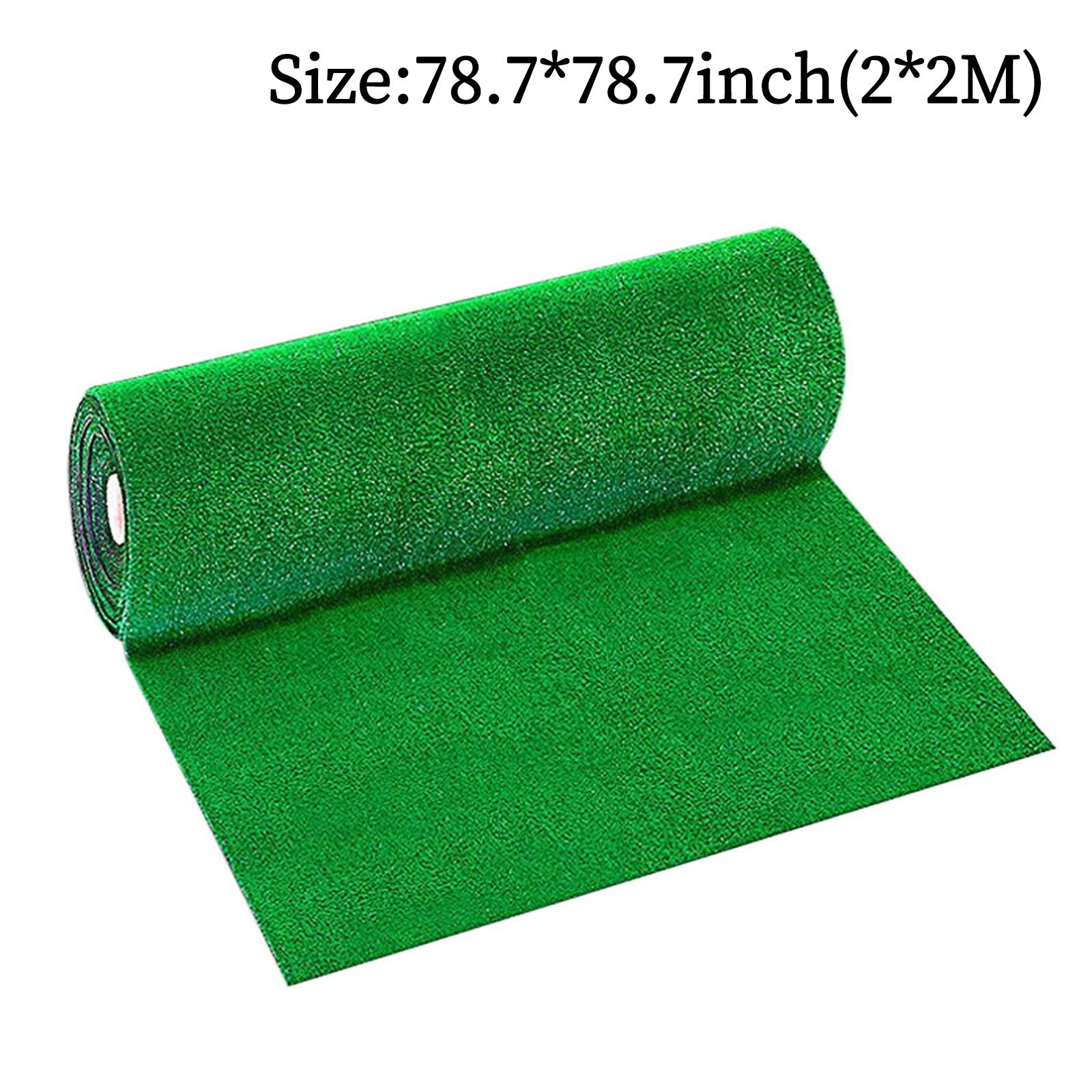 Alfombra de césped Artificial para exteriores, de plástico, para balcón, escuela, césped verde: 2x2m