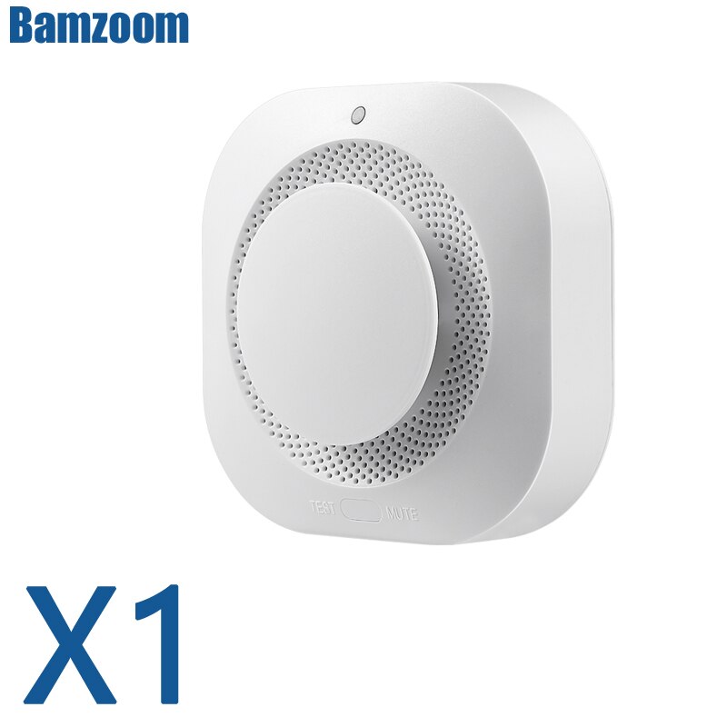 Smoke Detector Home Security Smart Wireless Independent Smoke Fire Detector ASK Alarm Sensor Low Battery Reminder Protect: Independent YG 1PCS