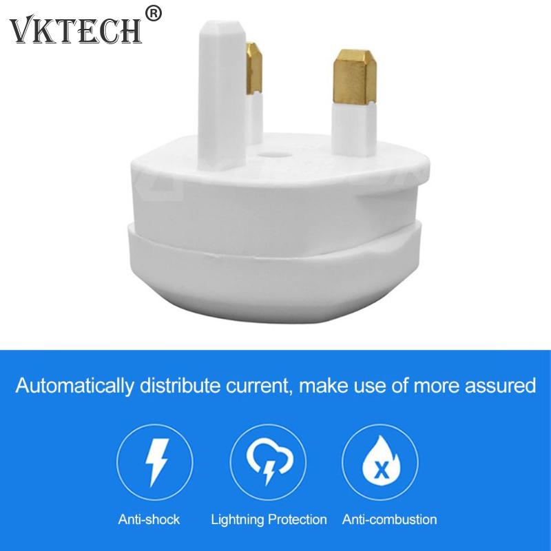 13A UK Conversion Plug to EU Plug Transform Switch Plugs Travel Adapter Converter Switch Plug