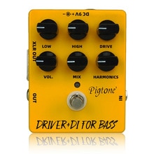 Pigtone PP-15 Driver Difor bass guitar pedal acoustic electric guitar accessories parts effects pedals Real bypas