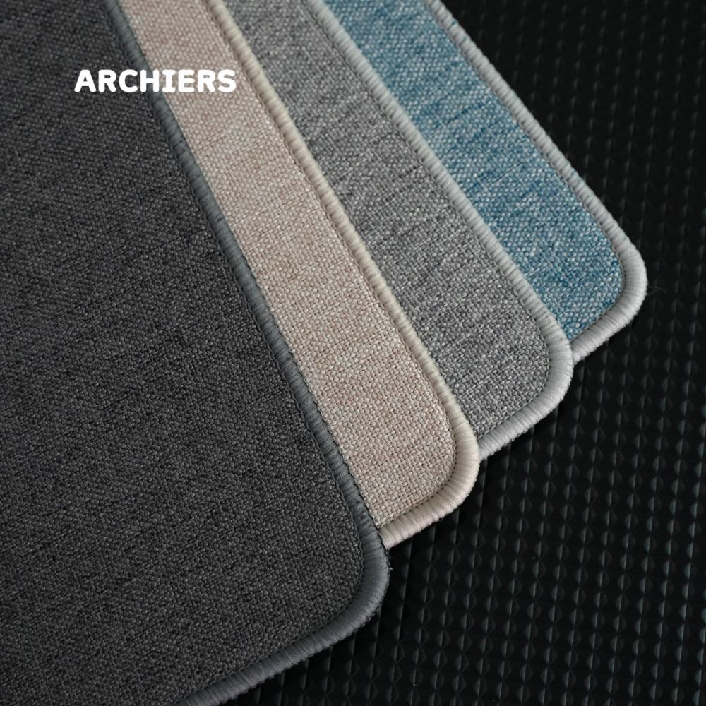 Tapis de clavier HIFI en lin, polymère de bureau, personnalisé, mécanique, effet sonore optimisé, compatible avec 60%, 65%, 75%, 98%