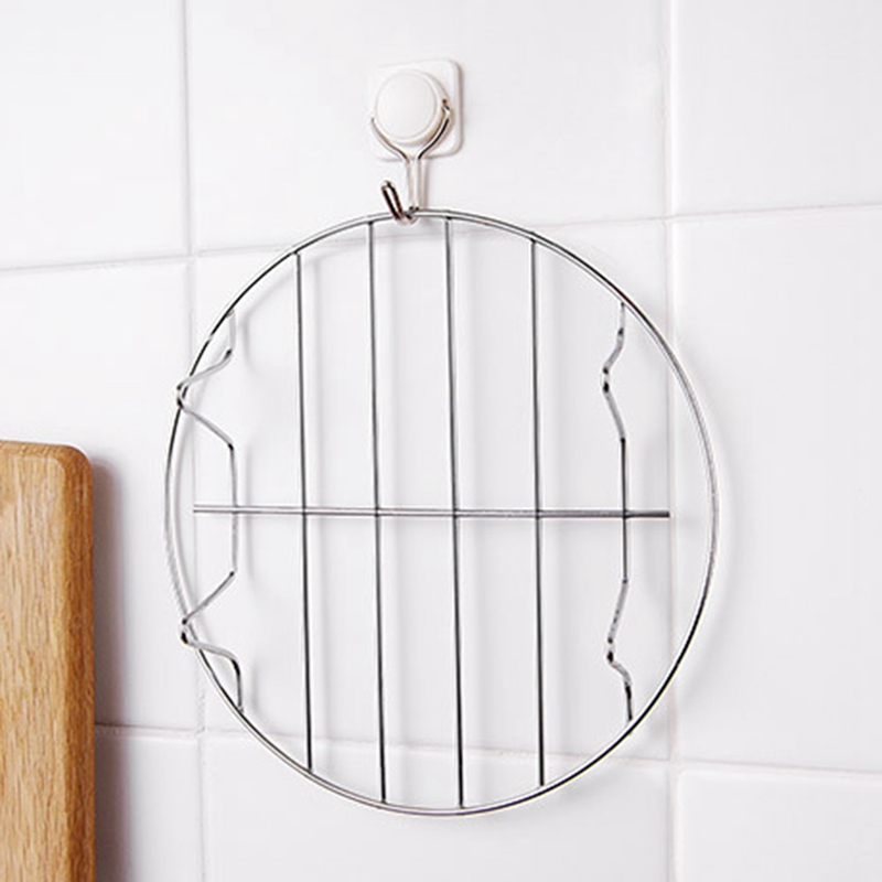 1 Pc Cooking Rack Round Stainless Steel Baking And Cooling Steaming Rack Wire Stand Cookware