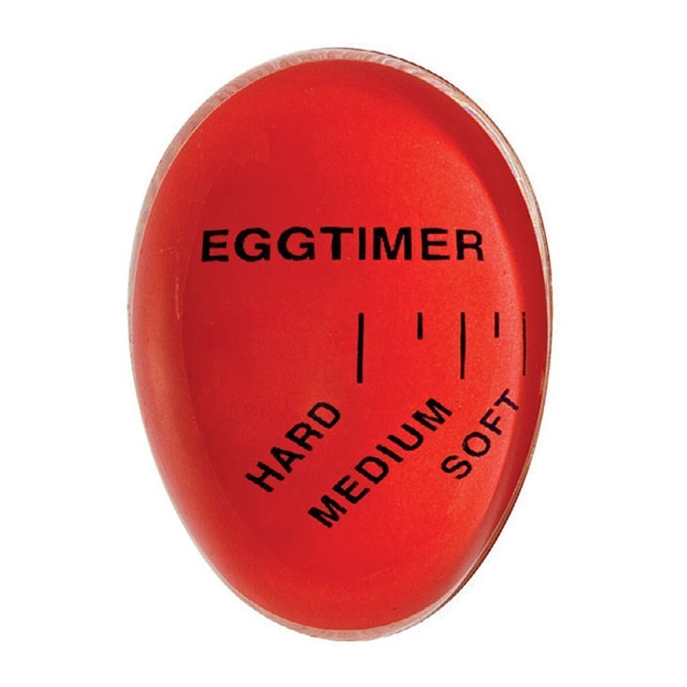 FGHGF Mini 1pcs Color Changing Egg Timer Yummy Soft Hard Boiled Cooking Kitchen Eco-Friendly Resin Egg Timer Red timer tools