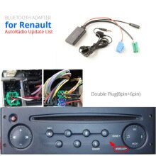 Auto Bluetooth 5.0 Stereo Audio Aux Input Kabel Mini Plug Voor Renault 2005-11 Auto Radio Audio Muziek Apparaat accessoires