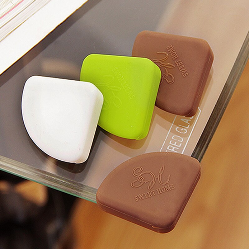 4Pcs/set Baby Safe Corner Protector Soft Silicon Table Desk Corner Guard Children Safety Edge Guards for Baby Kids Protection