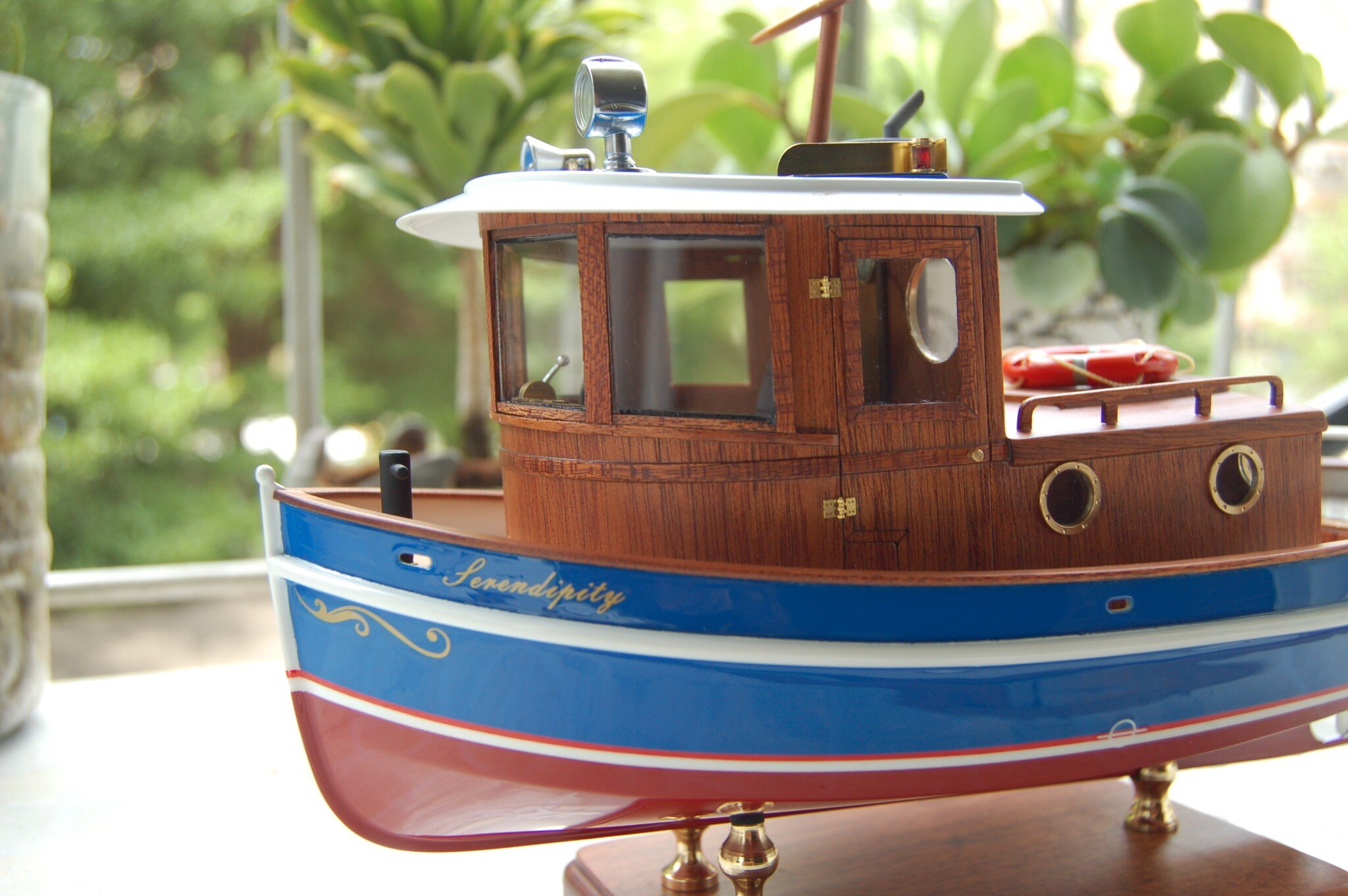 Micro Tug boat M3 1:18 273mm Wooden model ship kit RC model wood model kit