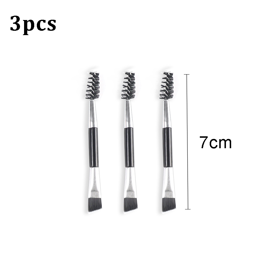 1/10 Uds. Cepillos suaves para pestañas, cepillo para cejas retorcido, contorno de codo, delineador de ojos, cepillos para mezclar ojos, herramienta de maquillaje cosmético
