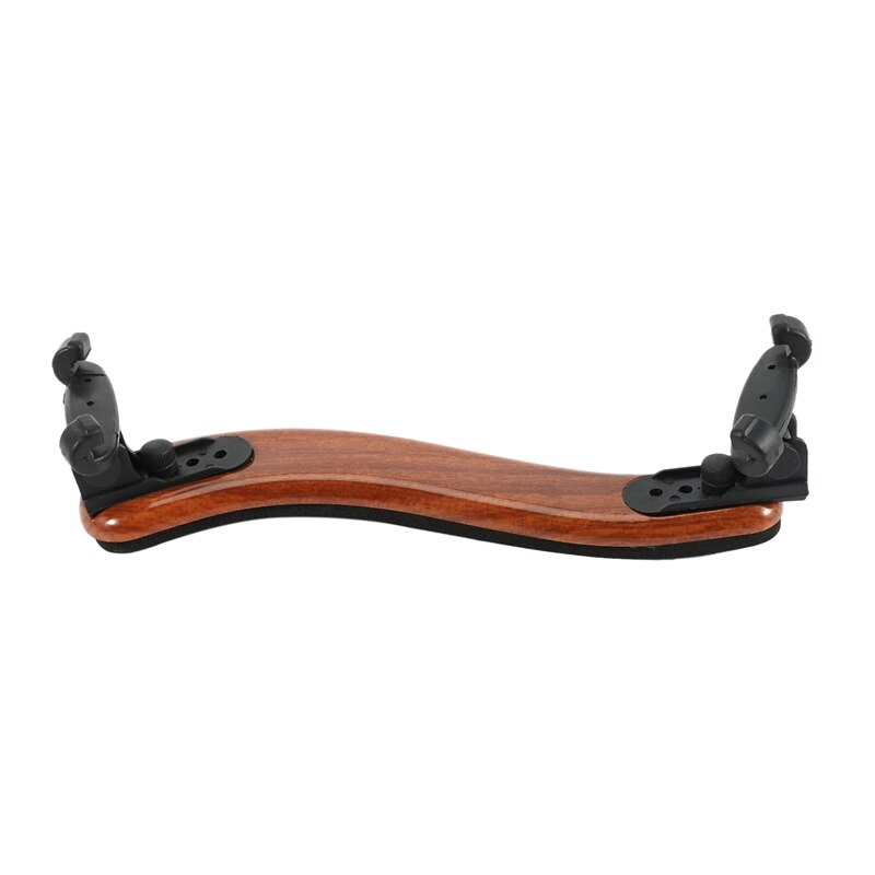 Violin Shoulder Rest Adjustable 4/4 Full Size Violin Shoulder Rest Support Maple Wood Rest Violin Parts: Default Title