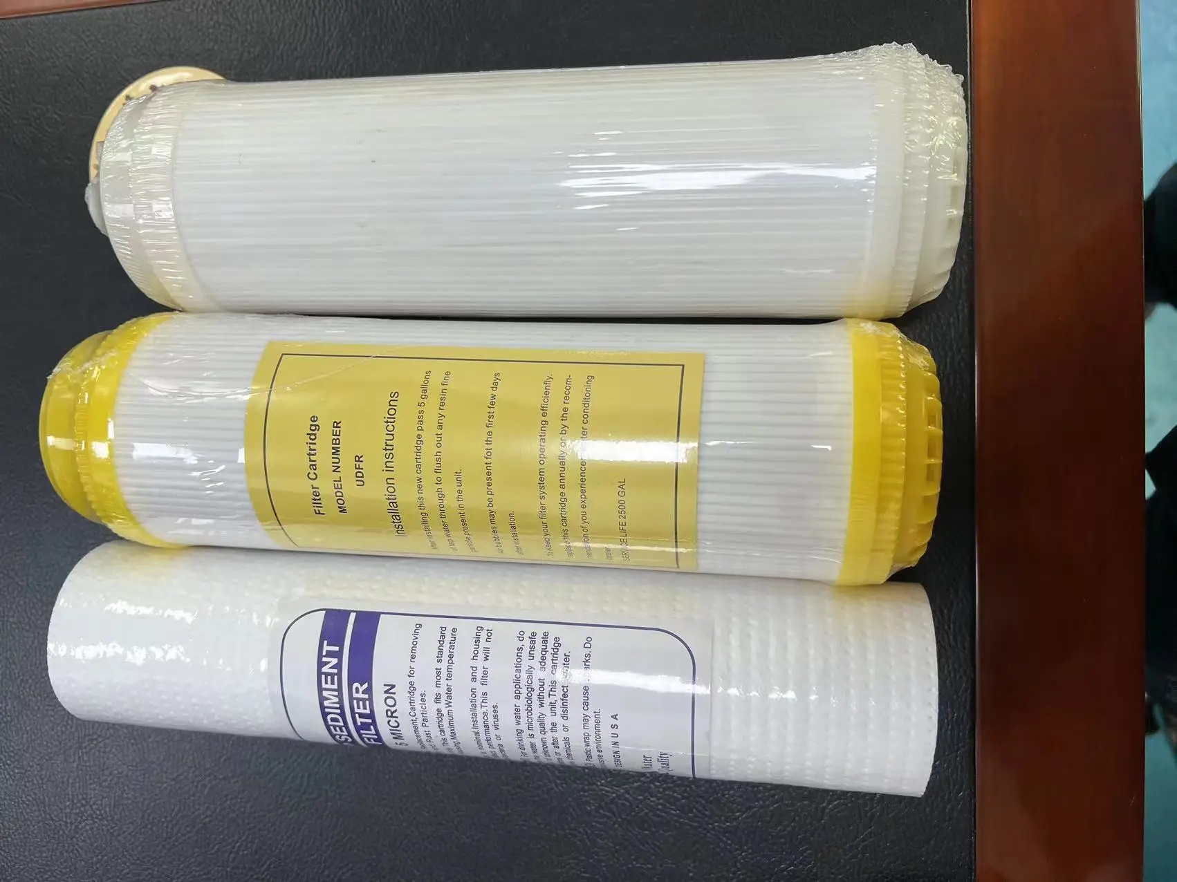 Universal 10-Inch Water Purifier Filter Cartridge Set Annual Pack PP Cotton Particle Activated Carbon Purification Equipment Acc: MULTI