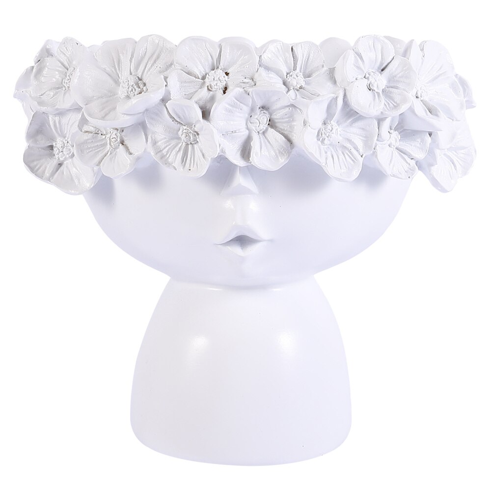 1Pc artystyczne doniczki żywe ozdoby robić pokoju kreatywny soczysty pojemnik biały