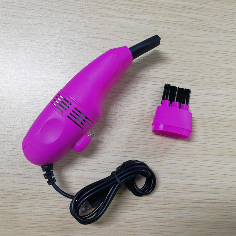 Mini Computer Toetsenbord Kantoor Computer Cleaners Toetsenbord Borstel Schoon Computer Gereedschap Stofzuiger USB Stofreinigingsmachine Draagbare: rose red