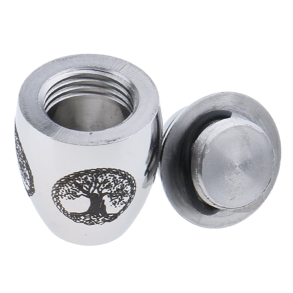 3x Small Memorial Cremation Ashes Vial Urn Keepsake Feather Jar Vial Funeral