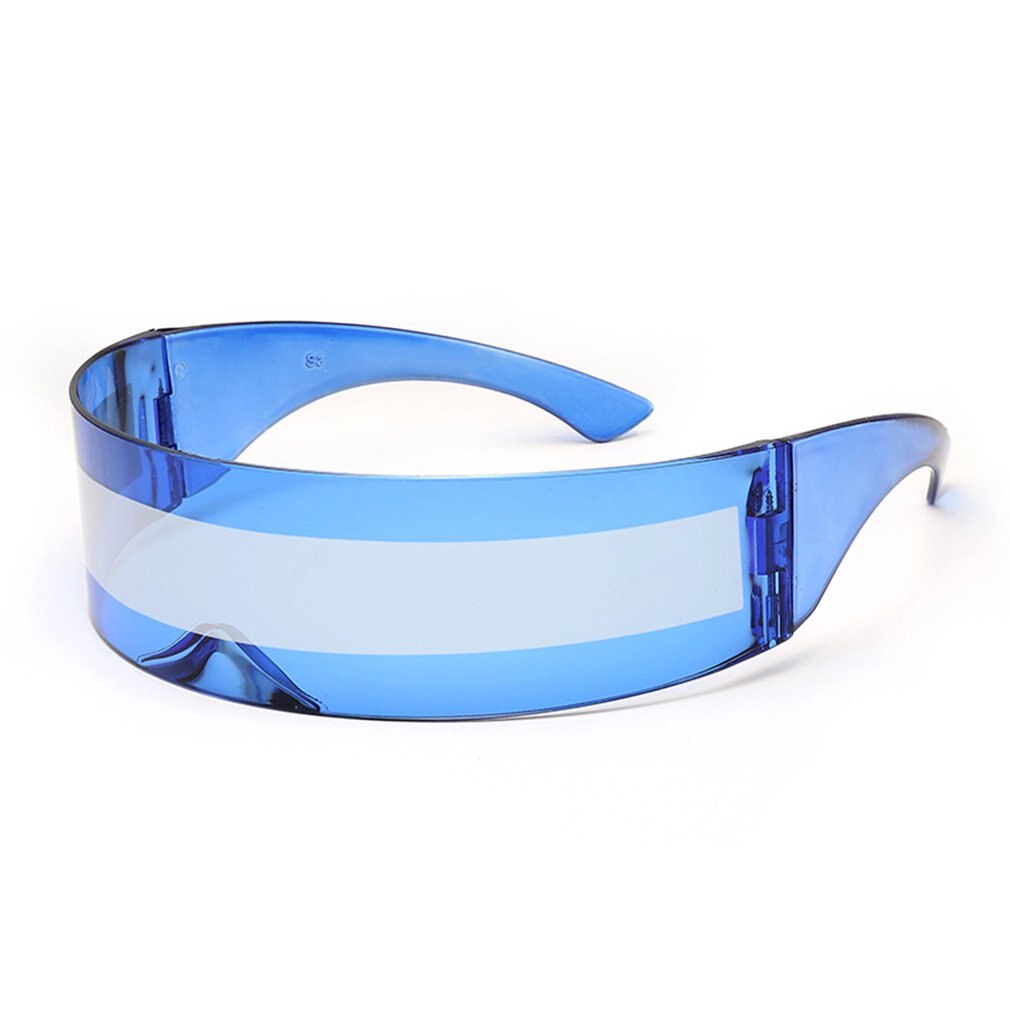 1PCS Fancy Party Festival Sunglasses Hip Hop Unique Punk Roy Purdy Funny Shades Top Goggles Oversized: Blue