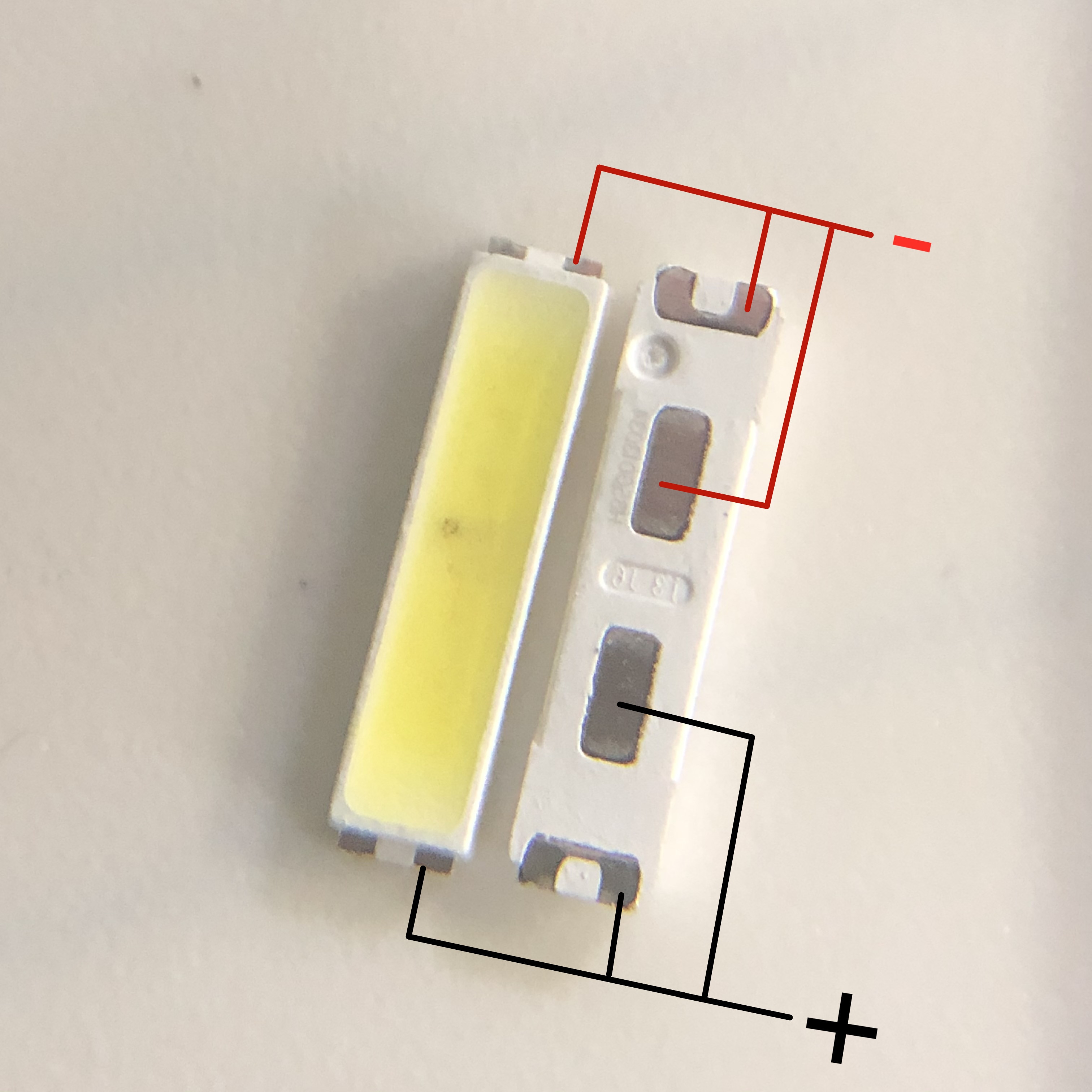 100PCS FOR LG SMD 8520 LED Backlight 0.5W 8520 3V Cool white 50-55LM TV Application