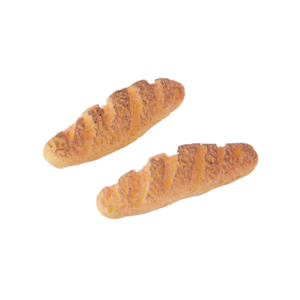 6pcs 1/12 Miniature Bread Toast for Dolls House Kitchen Food Bakery Pastry Accessories
