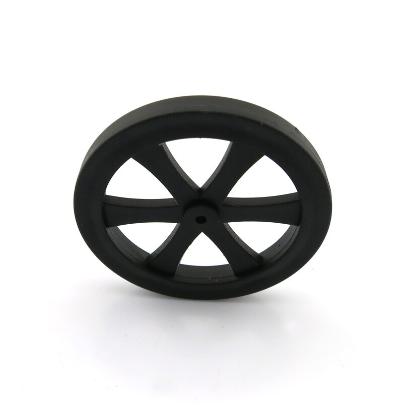 2 * 44mm klassiska hjul diy leksakshjul modell små hjul plasthjulstillbehör modellhjul