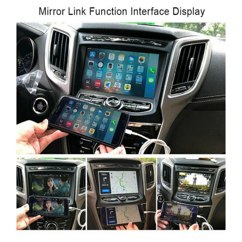 Carplay White USB Dongle For WinCE Apple IPhone Android Car Navigation Player 5V 1 X USB Dongle 1 X English User Manual