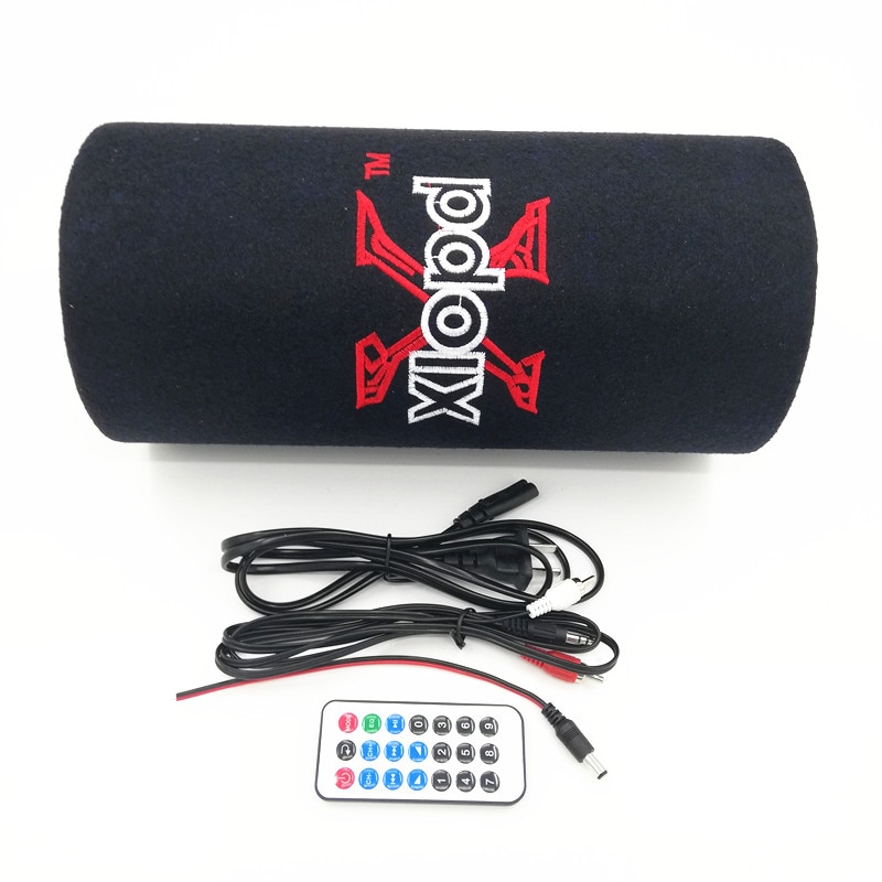 Altavoz portátil de 5 pulgadas, 12V, 220V, subgraves para coche, Audio, teléfono, Bluetooth, altavoz para exteriores, Audio, ordenador, casa, motocicleta, altavoces para coche