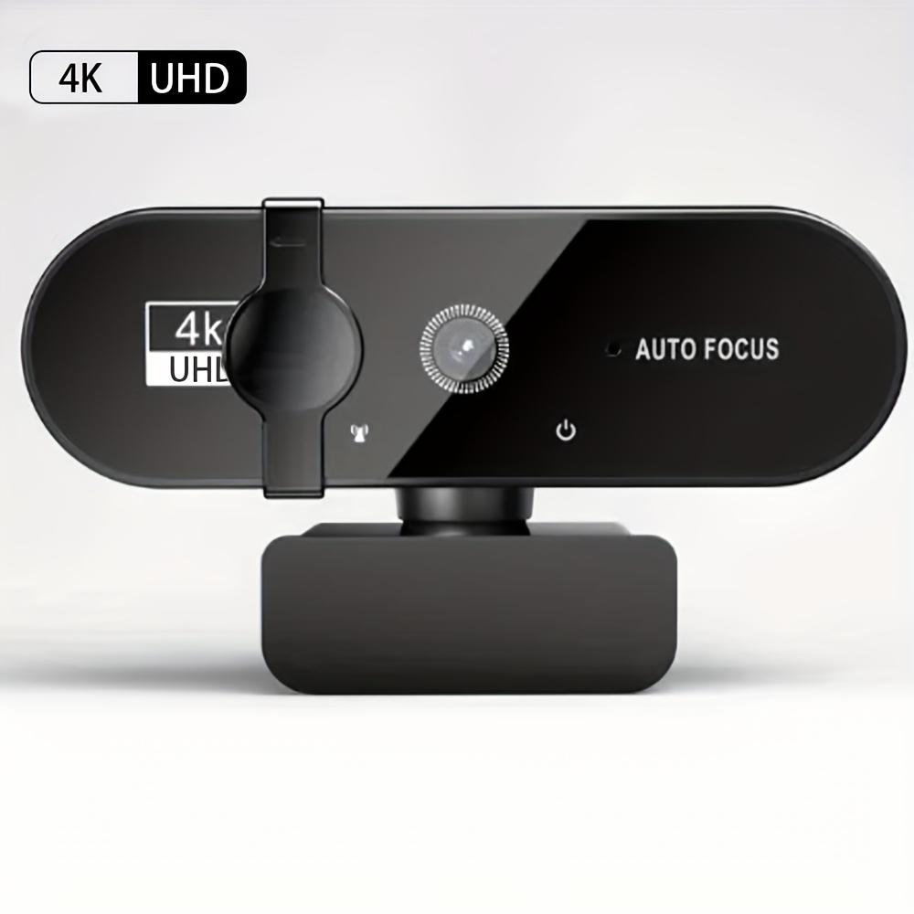 Webcam 4K Mini fotocamera 1080P Webcam Full HD 2K con microfono Webcam USB 30fps per fotocamera di riprese video per PC portatile con messa a fuoco automatica: Altri