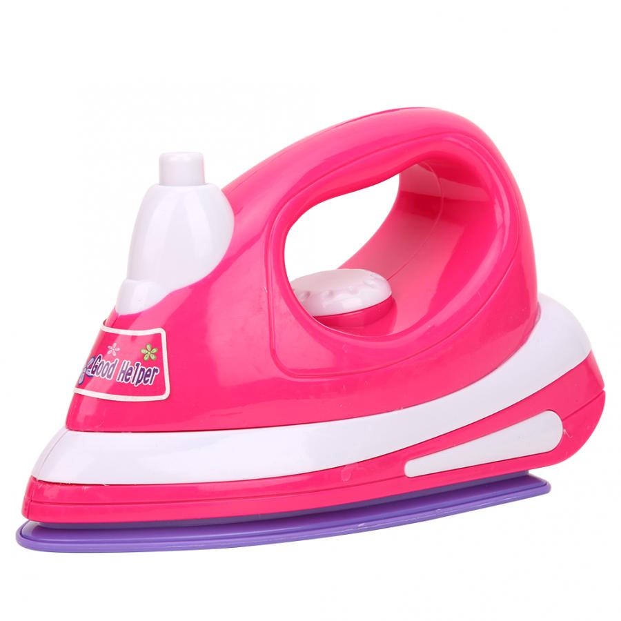 Simulatie Elektrische Ijzer Wasmachine Tafel Set Huishoudelijke Apparaten Speelhuis Speelgoed Baby Kids Educatief Speelgoed Met Geluid Licht