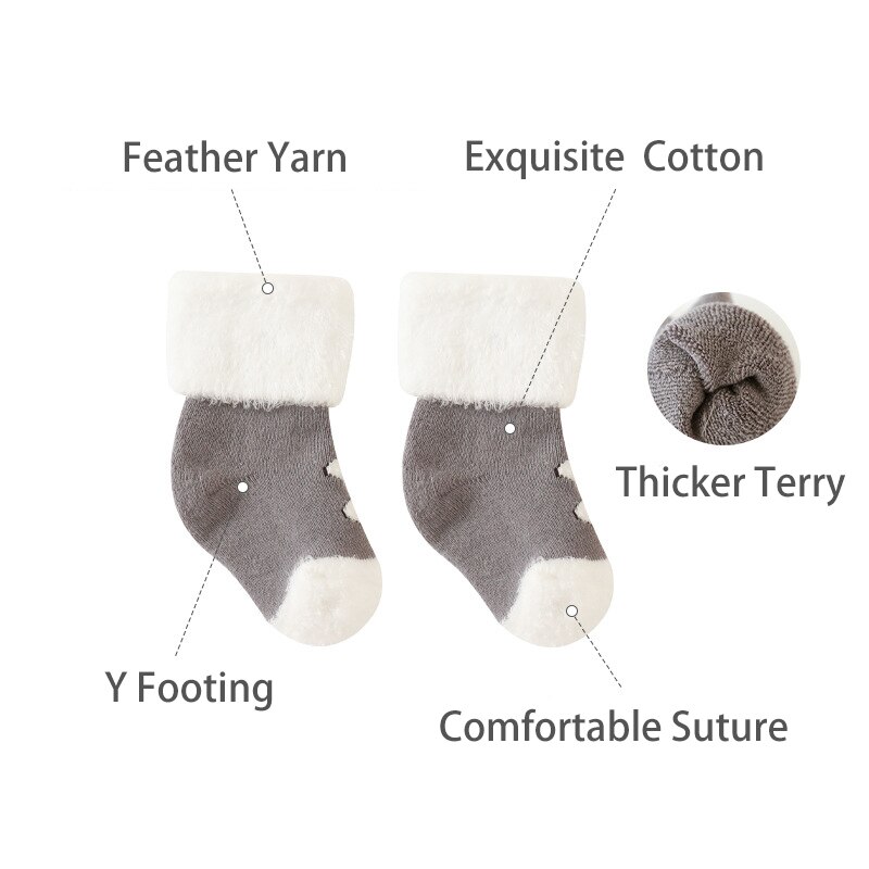 Calcetines para bebé recién nacido, calcetín de algodón para niño, 0-3T