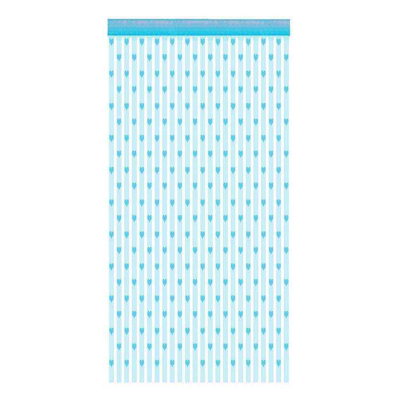 Dørskille ren gardin valance mesh nett tredør gardin persienner håndlaget 100 cmx 200cm romdeler moskitiera 4fm: Beige
