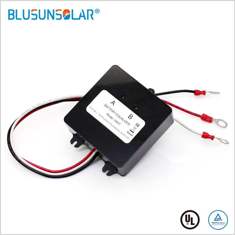 ECUALIZADOR DE BATERÍA para baterías de plomo ácido, equilibrador de voltaje HA01, regulador de cargador de batería de plomo ácido, inundación AGM, 2x12V, en serie