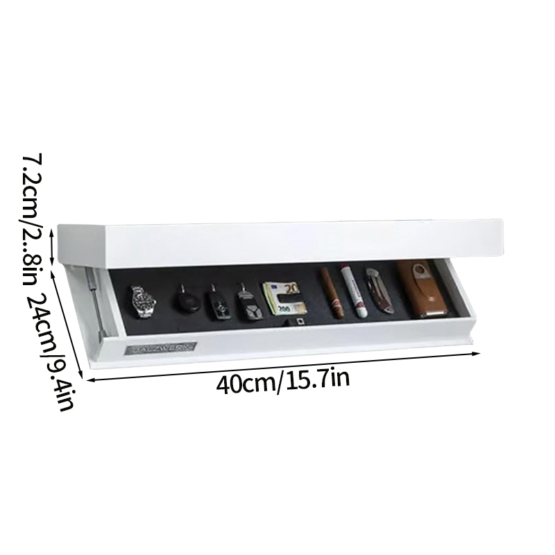 Hidden Shelf With Secret Compartment Magic Flap Hidden Shelf Wall-mounted Hidden Furniture Storage Concealed Compartment